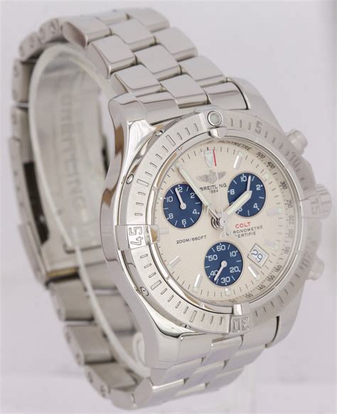 quartz colt breitling a73380|Breitling colt chronometer.